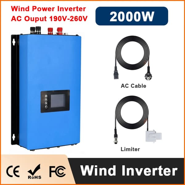 Vindmølleinverter, Ren sinuskurve AC,2000W-DC 45-90V