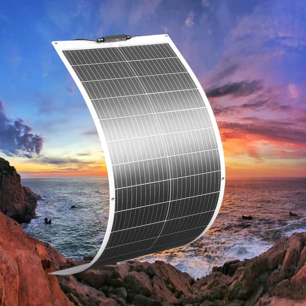 Flexibel solpanel, 280W effekt, vattentålig design,140w vit