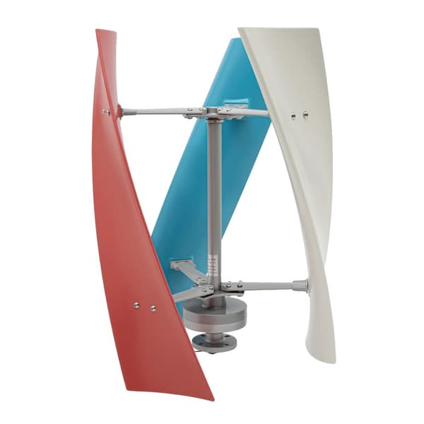 Vertikal Vindgenerator, 400W Nominel Effekt, 3 Glasfiberblade,MULTI