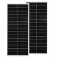 Miniatyrbillede 2 af 2: Stiv solpanel, 200W maksimal effekt, 24% effektivitet,2 Stk 100W (200W)