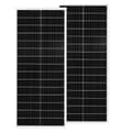 Miniatyrbillede 1 af 2: Stiv solpanel, 200W maksimal effekt, 24% effektivitet,2 Stk 100W (200W)