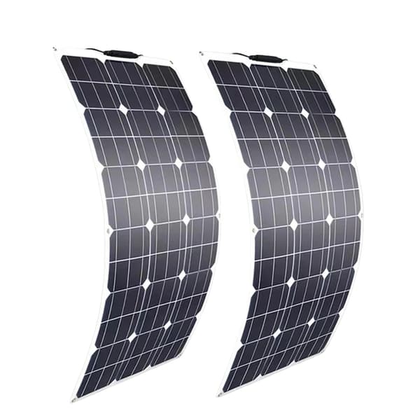 Fleksibel Solpanel, 240W Maksimal Effekt, Letvægtsdesign,200w 2stk 100w