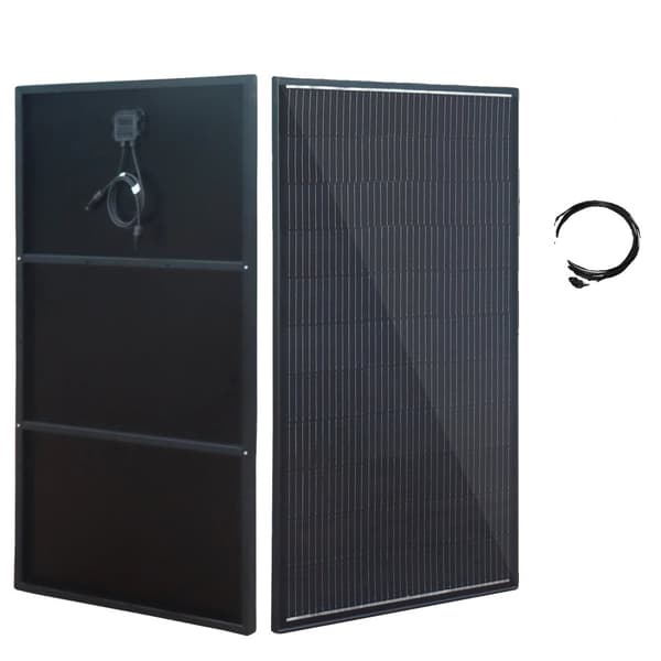 Solpanel Kit, 150W til 400W Muligheder, Holdbar Aluminiumramme,400w 2stk 200w sæt