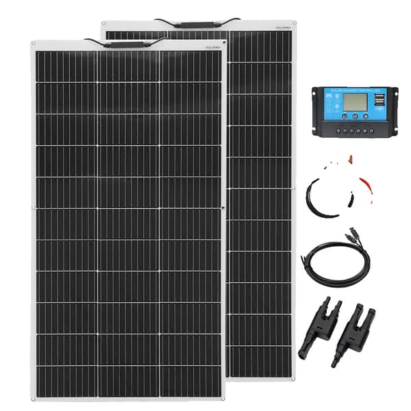 Joustava aurinkopaneelisarja, 12V/24V yhteensopiva, 240W/120W teho,12V 24V 240W