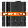 Miniatyrbillede 2 af 2: Solpanel, 100W effektudgang, fleksibelt design,100W 4STK