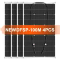 Miniatyrbillede 1 af 2: Solpanel, 100W effektudgang, fleksibelt design,100W 4STK
