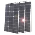 Miniatyrbillede 1 af 2: Fleksibelt Solpanel Kit, Høj Effektivitet Monokrystallinsk, Vandtæt Design,300w Panel