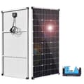 Miniatyrbild 1 av 2: Solpanelssystem, 300W effekt, hög effektivitet 23%, hållbar aluminiumram,300w kit