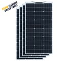 Miniatyrbillede 2 af 2: Fleksibel Solpanel, Høj Modul Effektivitet 24%, Letvægtsdesign,4stk solpanel
