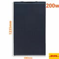 Miniatyrbillede 2 af 2: Fleksibel Solpanel, 140W Effektudgang, Kompakte Dimensioner,200w 1140x670mm