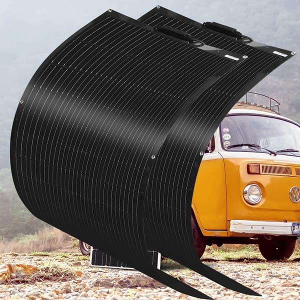 Flexibel solpanel, 100W effekt, 24% omvandlingseffektivitet,100W 2st