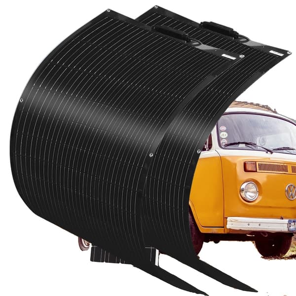 Flexibel solpanel, 100W effekt, 24% omvandlingseffektivitet,100W 2st