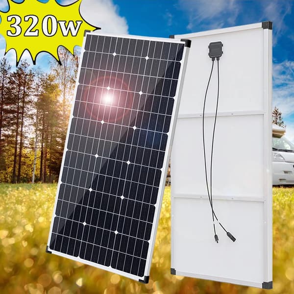 Solpanelset, monokristallint kisel,320w 2st 160w