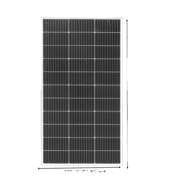 Solpanel, 120W / 200W effekt, monokristallin kiselkonstruktion,18.15V 120W