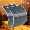 Miniatyrbillede 2 af 2: 240W Fleksibelt Solpanel, Høj Effektivitet 21,8%, Fuld Installationssæt,240w 2stk 120w