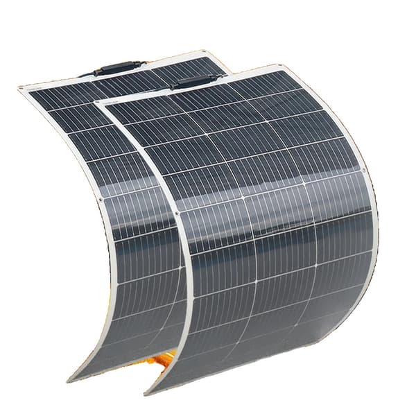 240W Fleksibelt Solpanel, Høj Effektivitet 21,8%, Fuld Installationssæt,240w 2stk 120w