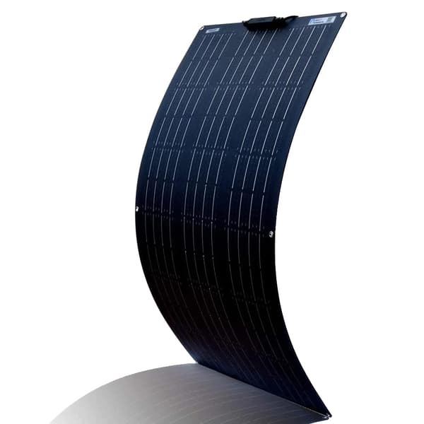 Fleksibel Monokrystallinsk Solpanel, 100W Effektudgang, Nem Installation,100W 19.8V