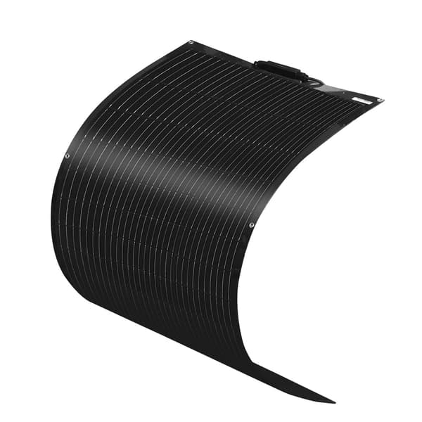 Fleksibel Solpanel, 100W Effektudgang, Letvægtsdesign,Kun 100W sort