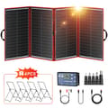 Miniatyrbillede 2 af 2: Bærbar Solpanel, 195W Maksimal Effekt, Foldbart Design,295W med 4 stk stativ