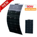Miniatyrbild 2 av 2: Flexibel solpanel, 90W maximal effekt, 21,8% effektivitet,18V 90W