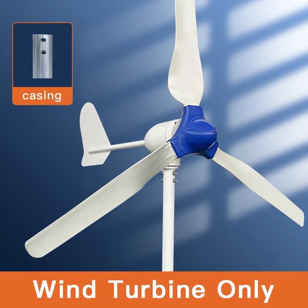 Vindkraftgenerator, 12V/24V/48V spänningsalternativ, CE-certifierad effektivitet,12V, Endast vindkraftverk