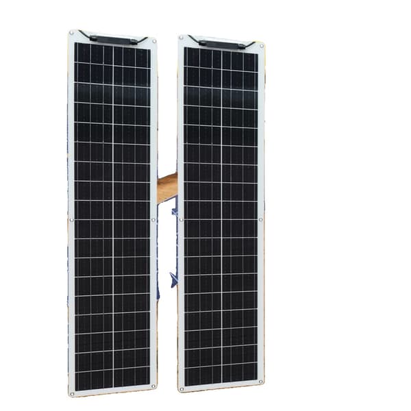 Joustava aurinkopaneeli, 50W / 100W vaihtoehto, korkean tehokkuuden monokiteinen, vedenpitävä muotoilu,100w sarja valkoinen