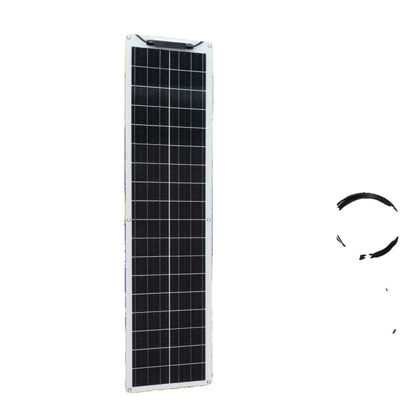 Flexibel solpanel, 50W / 100W alternativ, hög effektivitet monokristallin, vattentålig design,50w kit vit