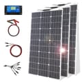 Miniatyrbild 1 av 2: Flexibelt solpanelset, hög effektivitet monokristallin, vattentålig design,300w Kit