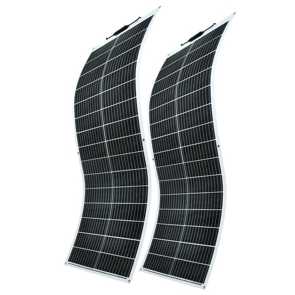 Fleksibel monokrystallinsk solpanel, 100W effektudgang, letvægtsdesign,200W-2x100w