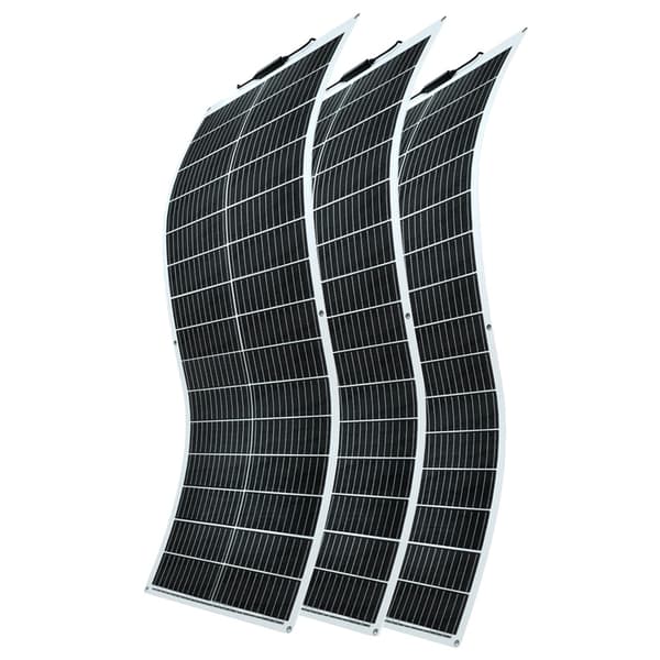 Fleksibel monokrystallinsk solpanel, 100W effektudgang, letvægtsdesign,300W-3x100w-a