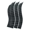 Miniatyrbillede 1 af 2: Fleksibel monokrystallinsk solpanel, 100W effektudgang, letvægtsdesign,300W-3x100w-a