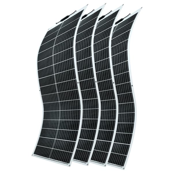 Flexibelt monokristallint solpanel, 100W effektuttag, lättviktsdesign,400w-4x100w