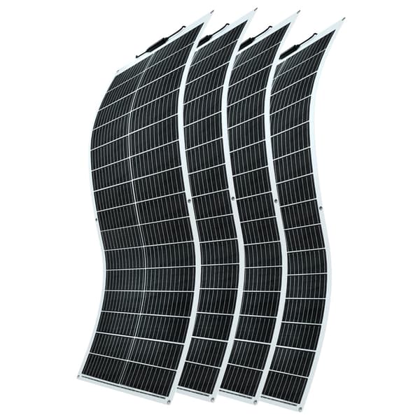 Flexibelt monokristallint solpanel, 100W effektuttag, lättviktsdesign,400w-4x100w