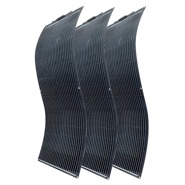 Fleksibel monokrystallinsk solpanel, 100W effektudgang, letvægtsdesign,300W-3x100w