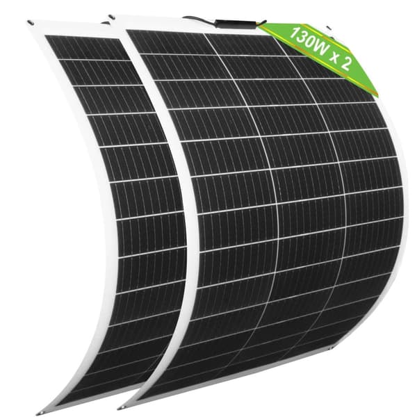 Solpanelset, Flexibel Design, Hög Konverteringseffektivitet,250w