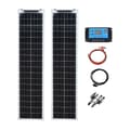 Miniatyrbillede 1 af 2: Fleksibelt Solpanel Kit, Høj Effektivitet, Letvægtsdesign,24V 100W Solarkit