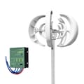 Miniatyrbillede 1 af 2: Vindmøllegenerator, Output, Vertikal akseldesign, Glasfiberblade,Med gratis controller, 12V, 5000W