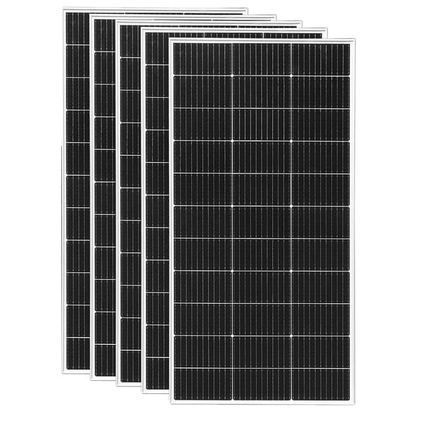 Stift Glas Solpanel, Maksimal Effekt 1200W, 24% Effektivitet, Størrelse 1045*550*25 mm,5stk 120W (600W)