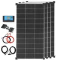 Miniatyrbild 1 av 2: Solpanelset, 12V/24V, Flera effektalternativ, Inkluderar laddningsregulator,12V 480W kit