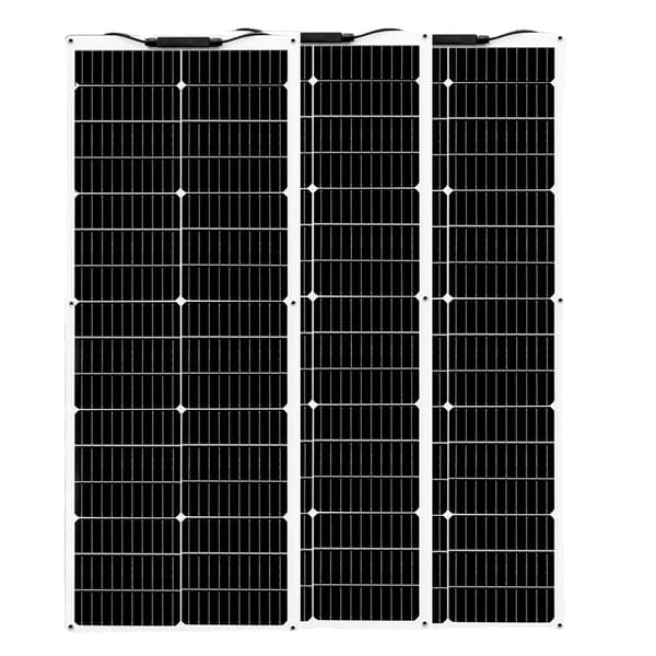 Fleksibel Solpanel, Maksimal Effekt 80W, Celleeffektivitet 24%, Egnet til Uregelmæssige Overflader,3 Stk 80W (240W)