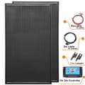 Miniatyrbild 2 av 2: Solpanel, monokristallint kisel, kompakt design,12V24V 400W kit