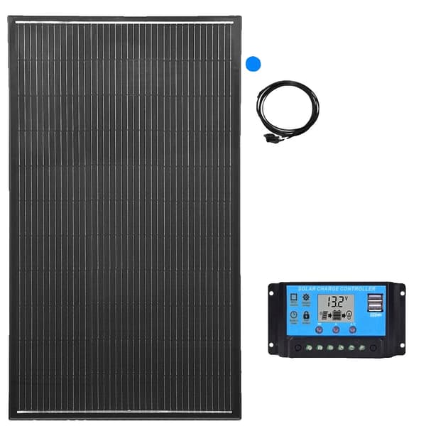 Solpanel, monokristallint kisel, kompakt design,12V 200W solkit