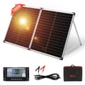 Miniatyrbild 2 av 2: 100W Solpanel, Hög effektivitet 21,8%, Bärbar hopfällbar design,100w set