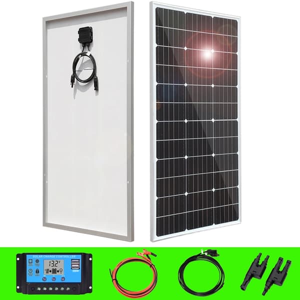 Aurinkopaneelisarja, 12V-ohjain, kestävä lämpölasia,300w Paketti DHL