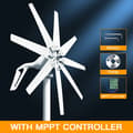 Miniatyrbillede 2 af 2: 1000W Vindkraftgenerator, LCD Hybridkontrol, 8 Blade,Gratis MPPT-controller, 24V, 1000W