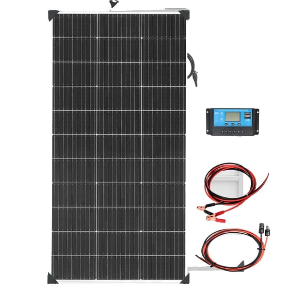 12V Solar Panel Kit, effektiv energikonvertering, holdbar og vejrbestandigt,120W solarkit