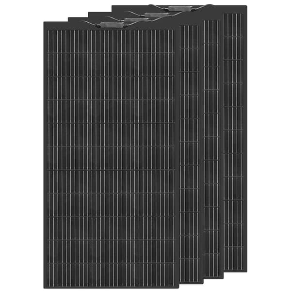 Fleksibelt Solcellepanel, 120W Høj Effektivitet, Letvægts Monokrystallinsk Design,4X120W solarpanel