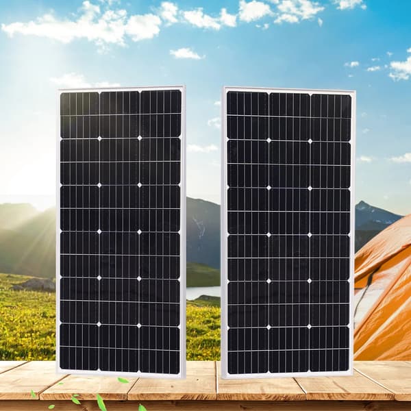 Solenergisystem, 300W output, kompakt design,2 stk solpanel