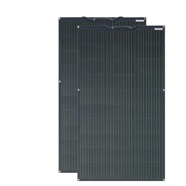 Fleksibel Solpanel, 140W Effektudgang, Høj Effektivitet Design,PET 240W 2STK 120W