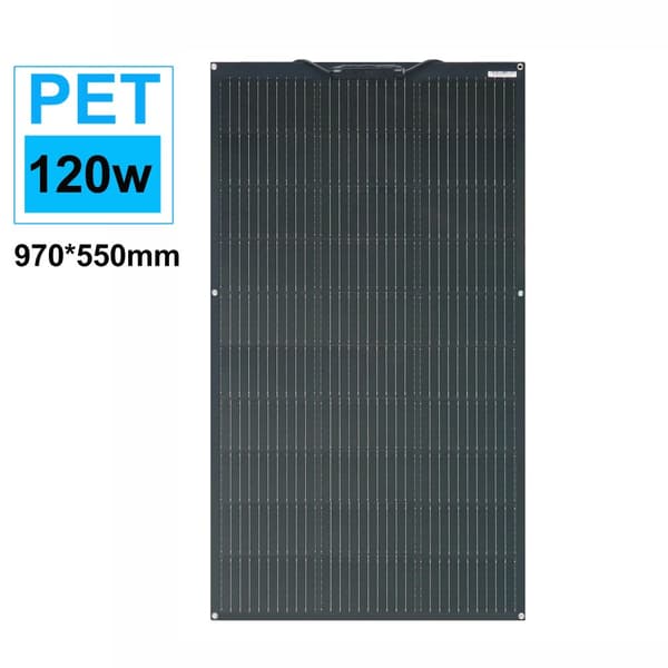 Fleksibel Solpanel, 140W Effektudgang, Høj Effektivitet Design,PET 120W